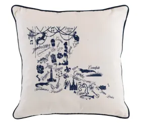 Louisiana Icons Pillow