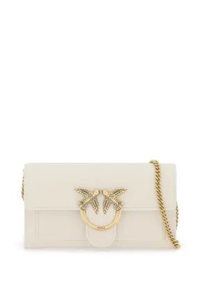 love bag simply crossbody bag 100062 A0F1 BIANCO SETA-ANTIQUE GOLD