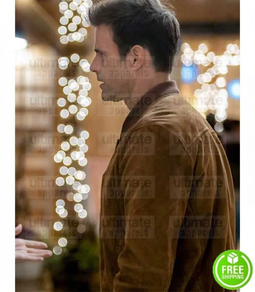 LOVE, OF COURSE CAMERON MATHISON (NOAH FERRIS) SEUDE LEATHER JACKET