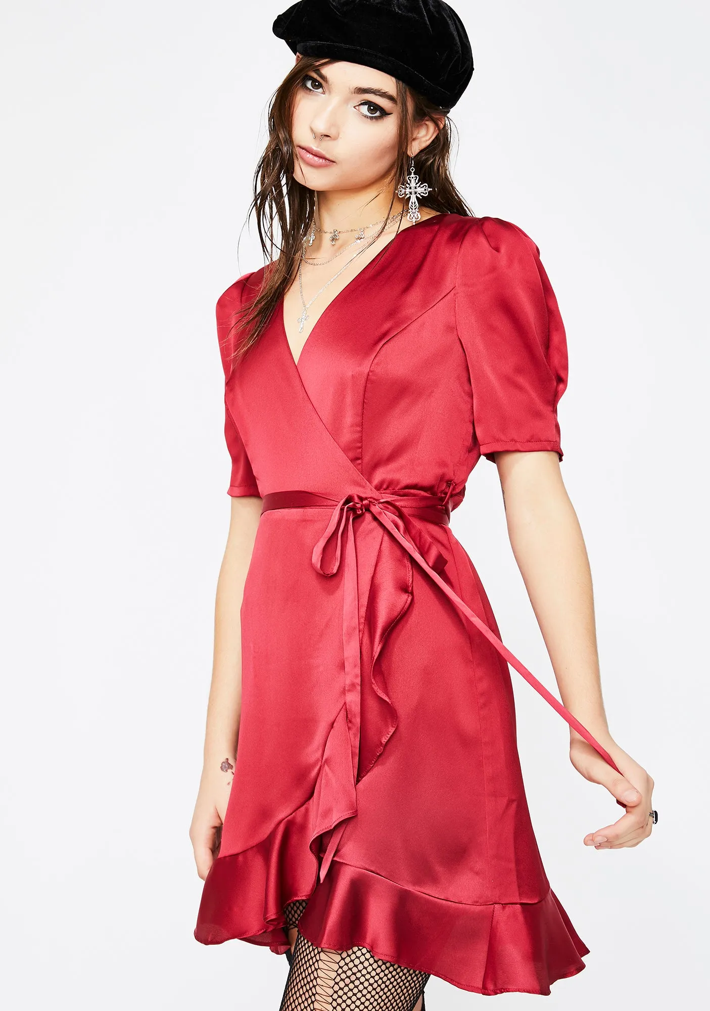 Love's Secret Wrap Dress-