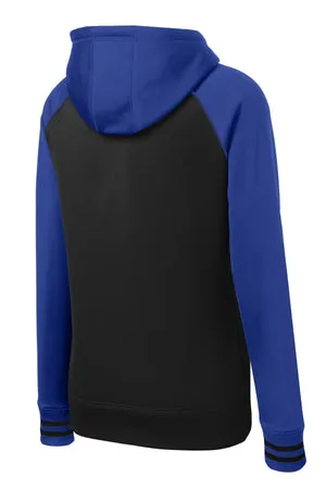 LST236 Sport-Tek® Women's Sport-Wick® Varsity Fleece Full-Zip Hooded Jacket.