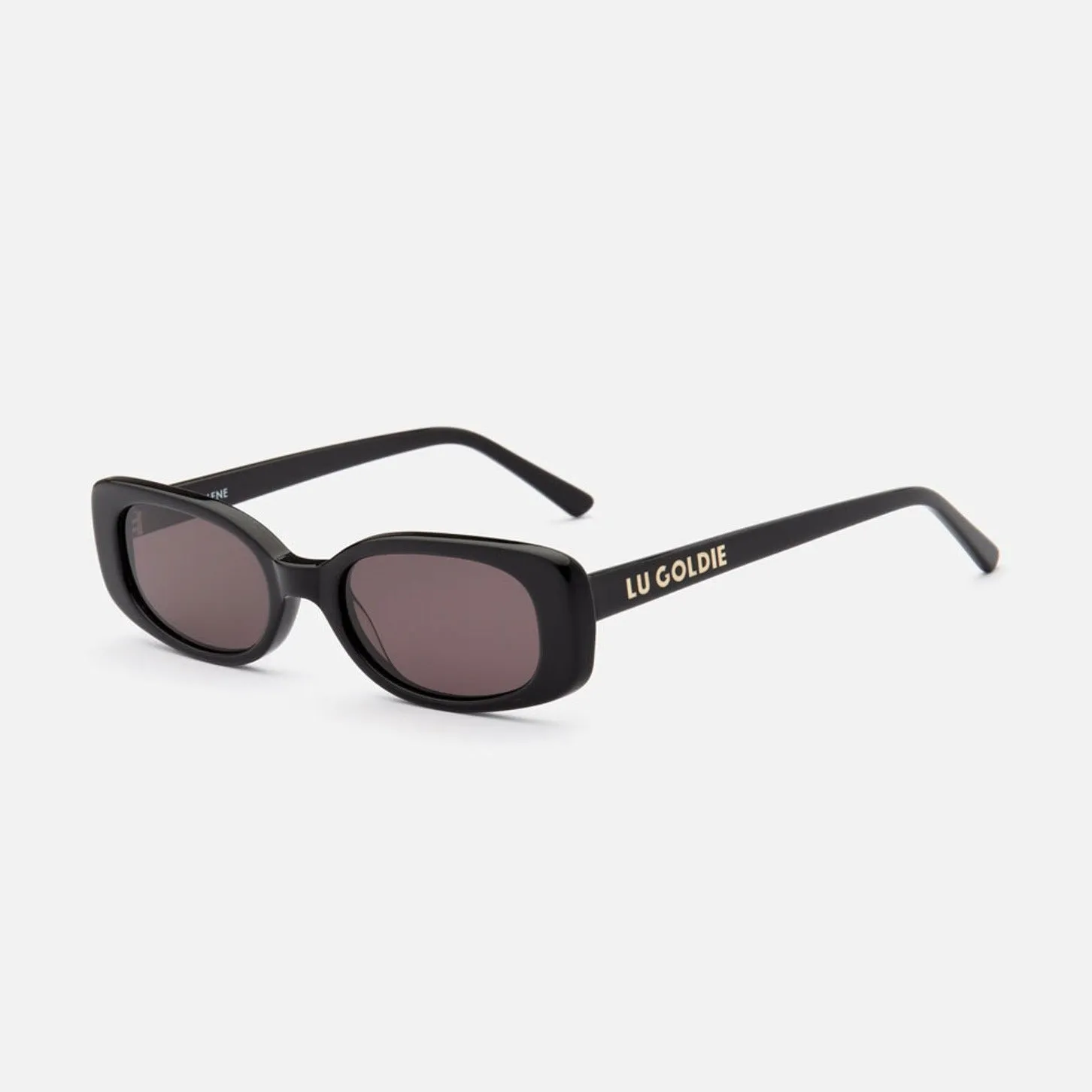 Lu Goldie - Solene Black Sunglasses