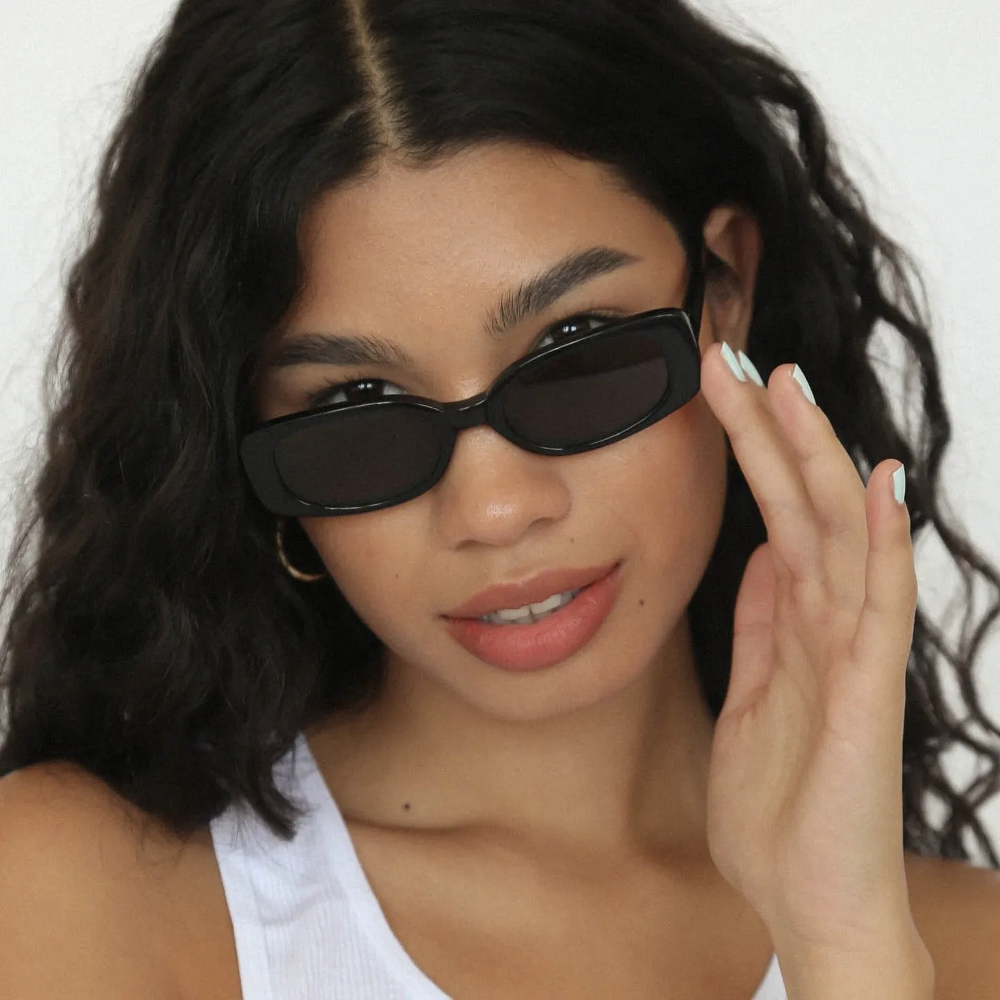 Lu Goldie - Solene Black Sunglasses