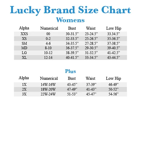 Lucky Brand Lace Trim Tank