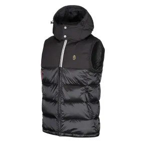 Luke 1977 Sumners Stories Padded Gilet Jacket - Jet Black