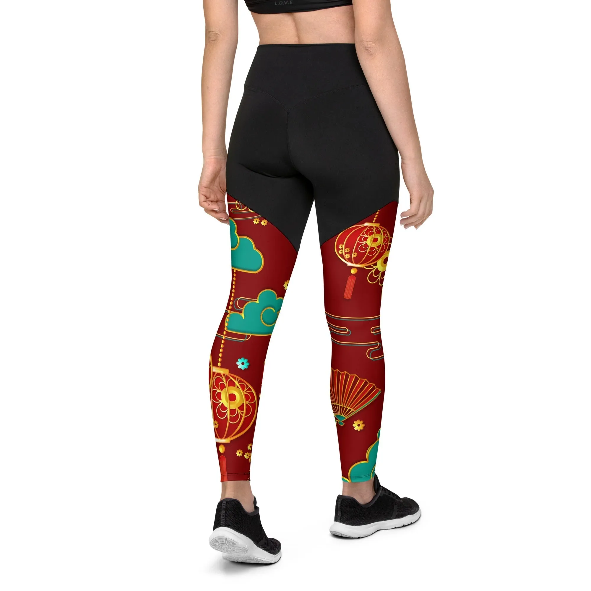 Lunar New Year Compression Leggings