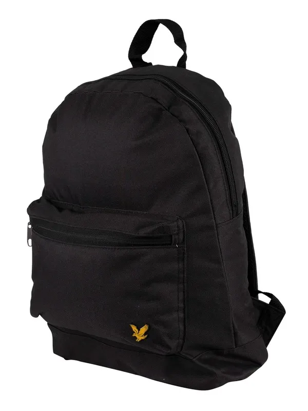 Lyle & Scott Logo Backpack - True Black