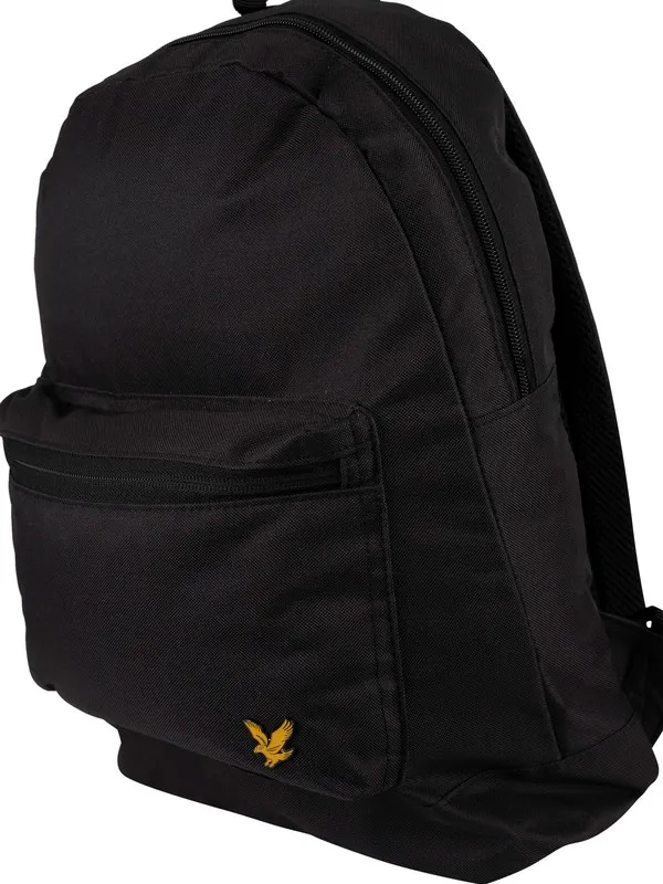 Lyle & Scott Logo Backpack - True Black