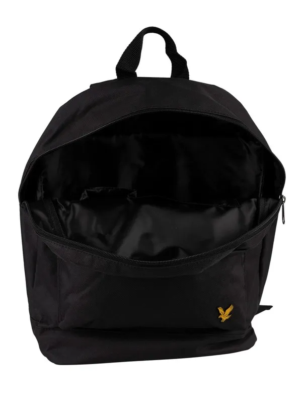 Lyle & Scott Logo Backpack - True Black