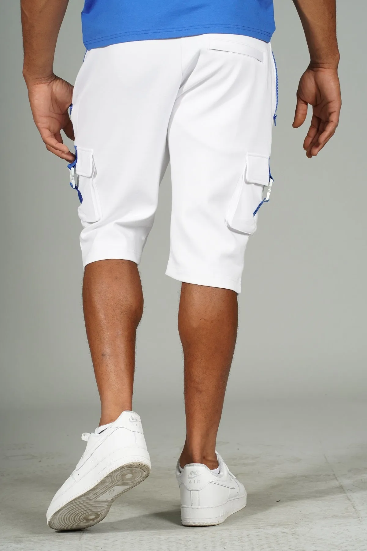 M670 Tech Fleece cargo Shorts - White