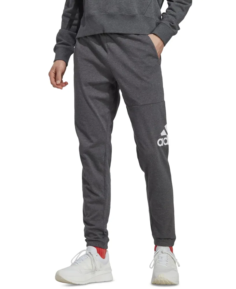 Macy's adidas Men's Essentials Single Jersey Tapered Badge of Sport Joggers