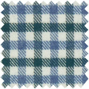 Made-to-Measure Shirt in Spruce/Delft/Bone Tattersall Flannel