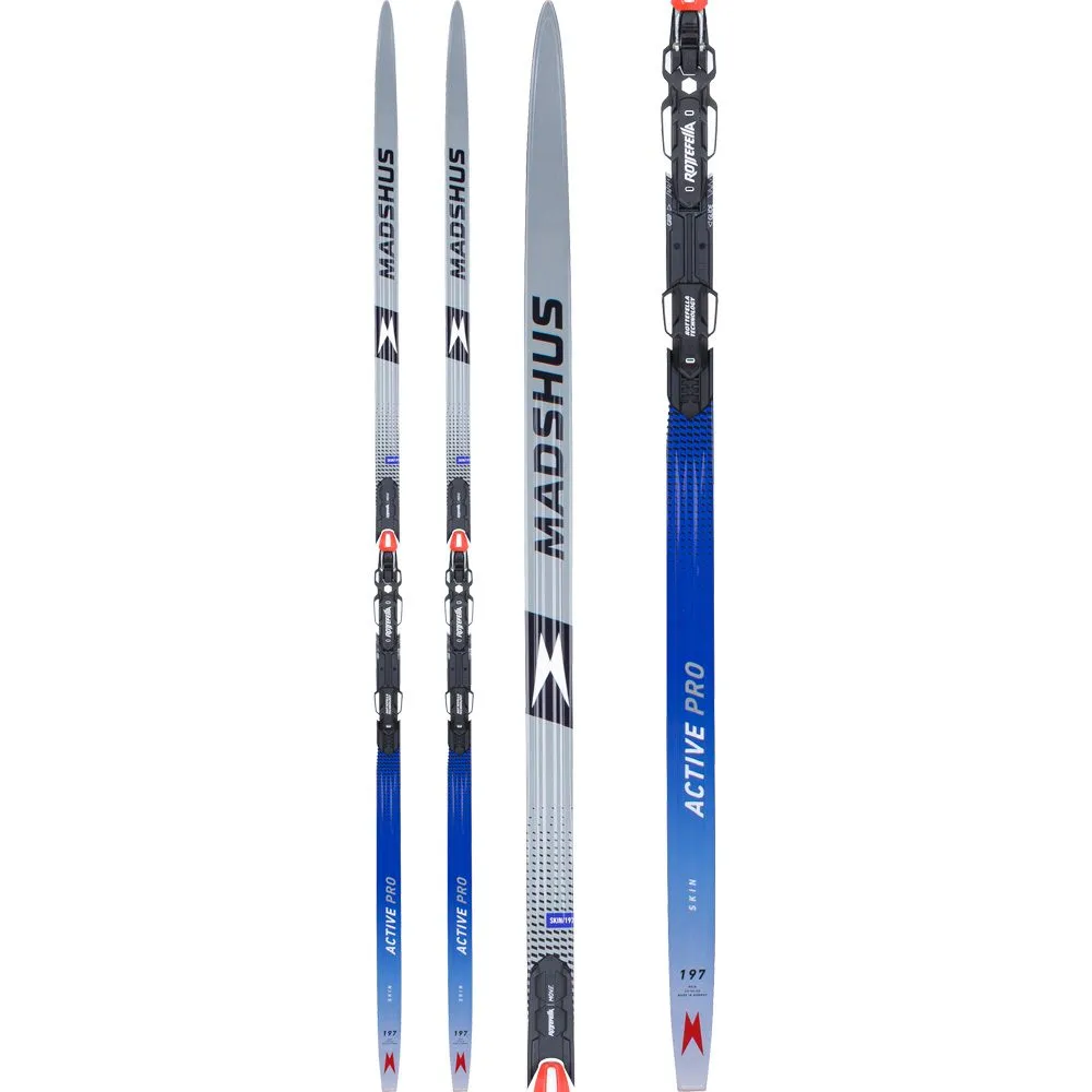 Madshus - Active Pro Skin 23/24 Cross Country Ski Classic with Binding premounted