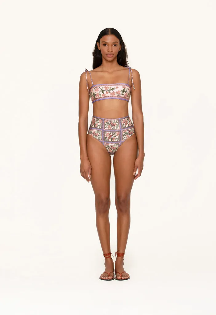 Magenta Golondrinas Bikini Bottom