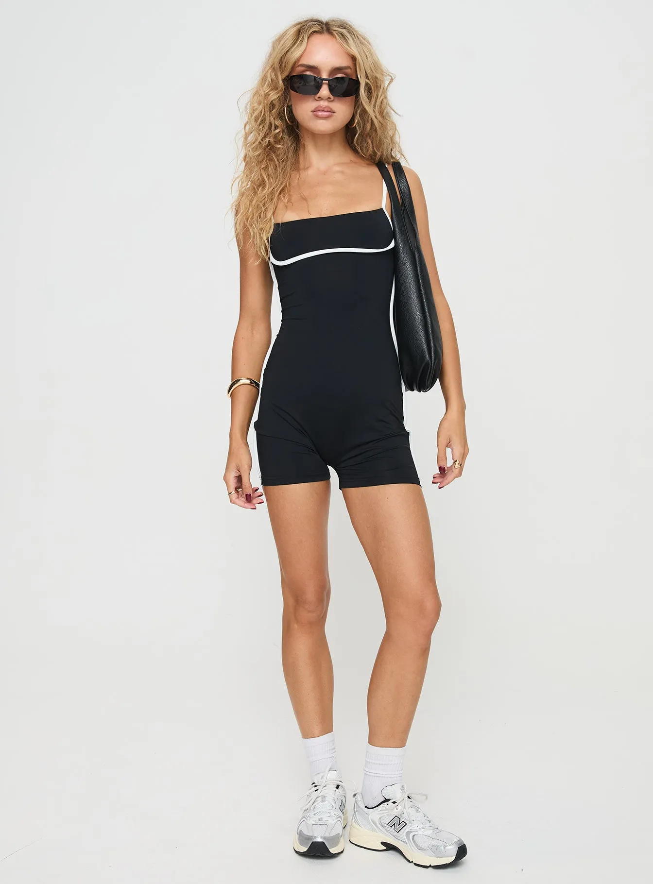 Maidenwell Contrast Romper Black