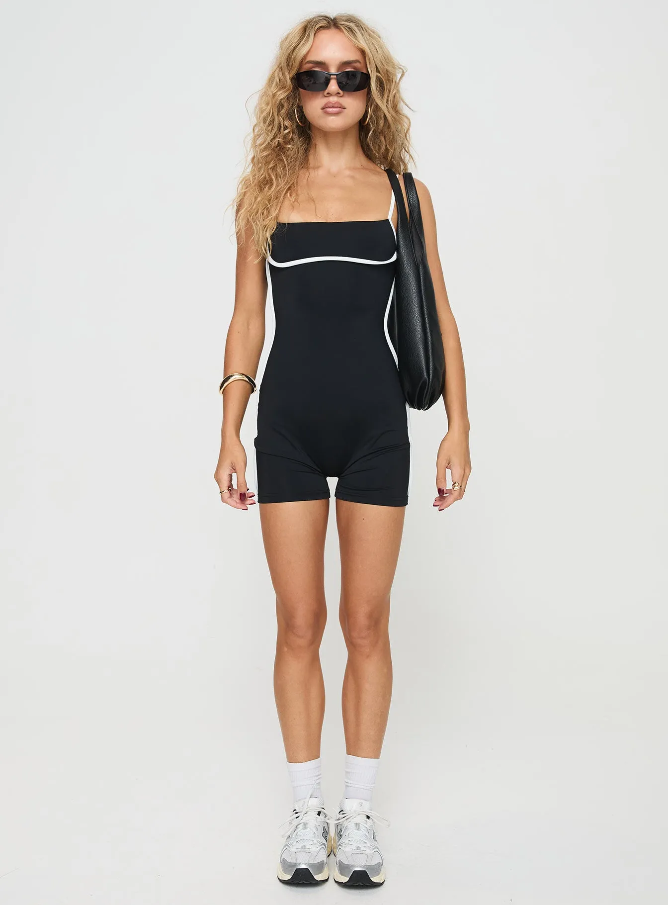 Maidenwell Contrast Romper Black