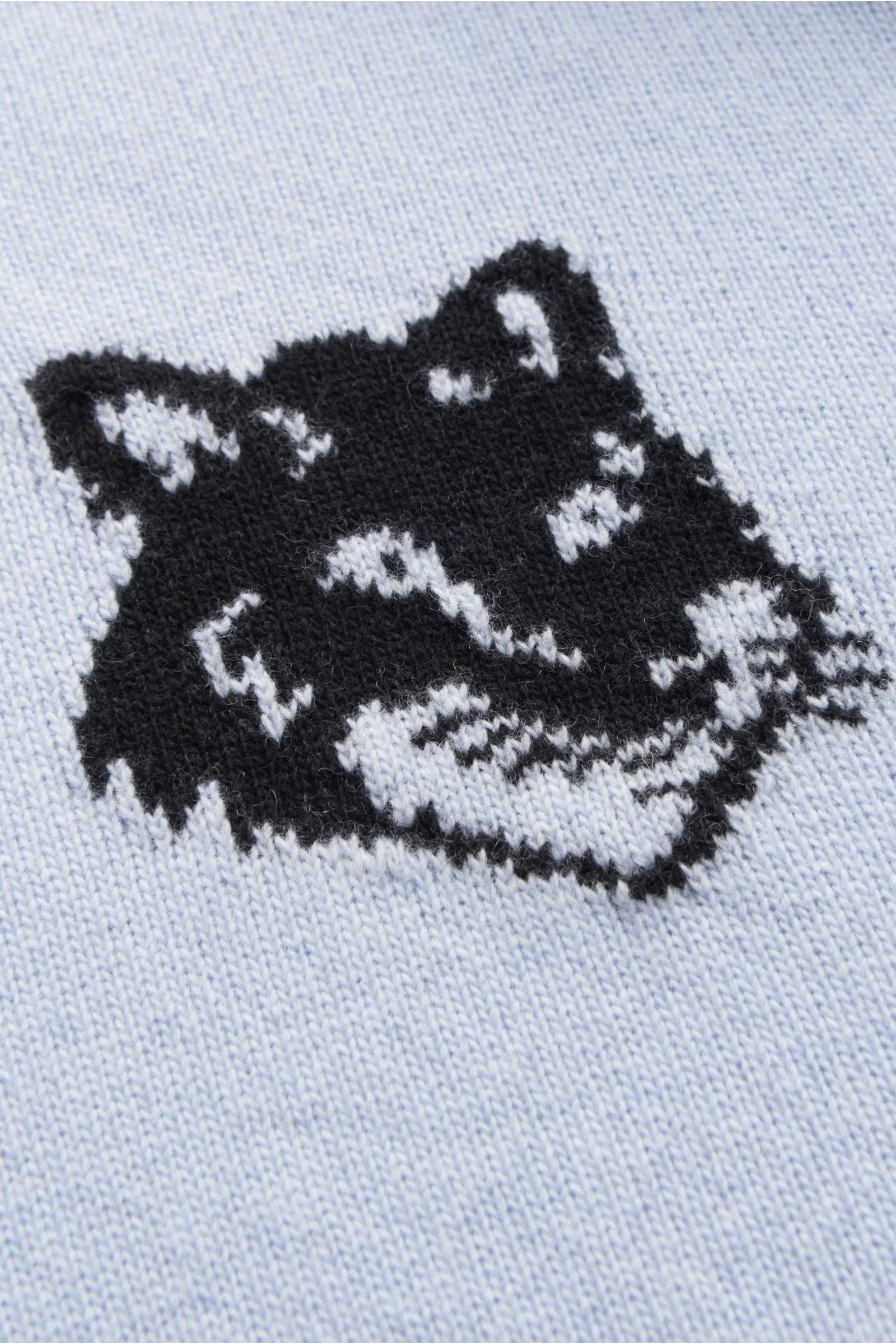 MAISON KITSUNÉ jumper light blue