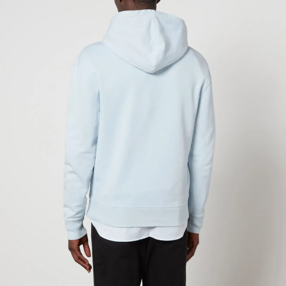 Maison Kitsuné Chillax Patch Cotton-Jersey Hoodie - L | Coggles