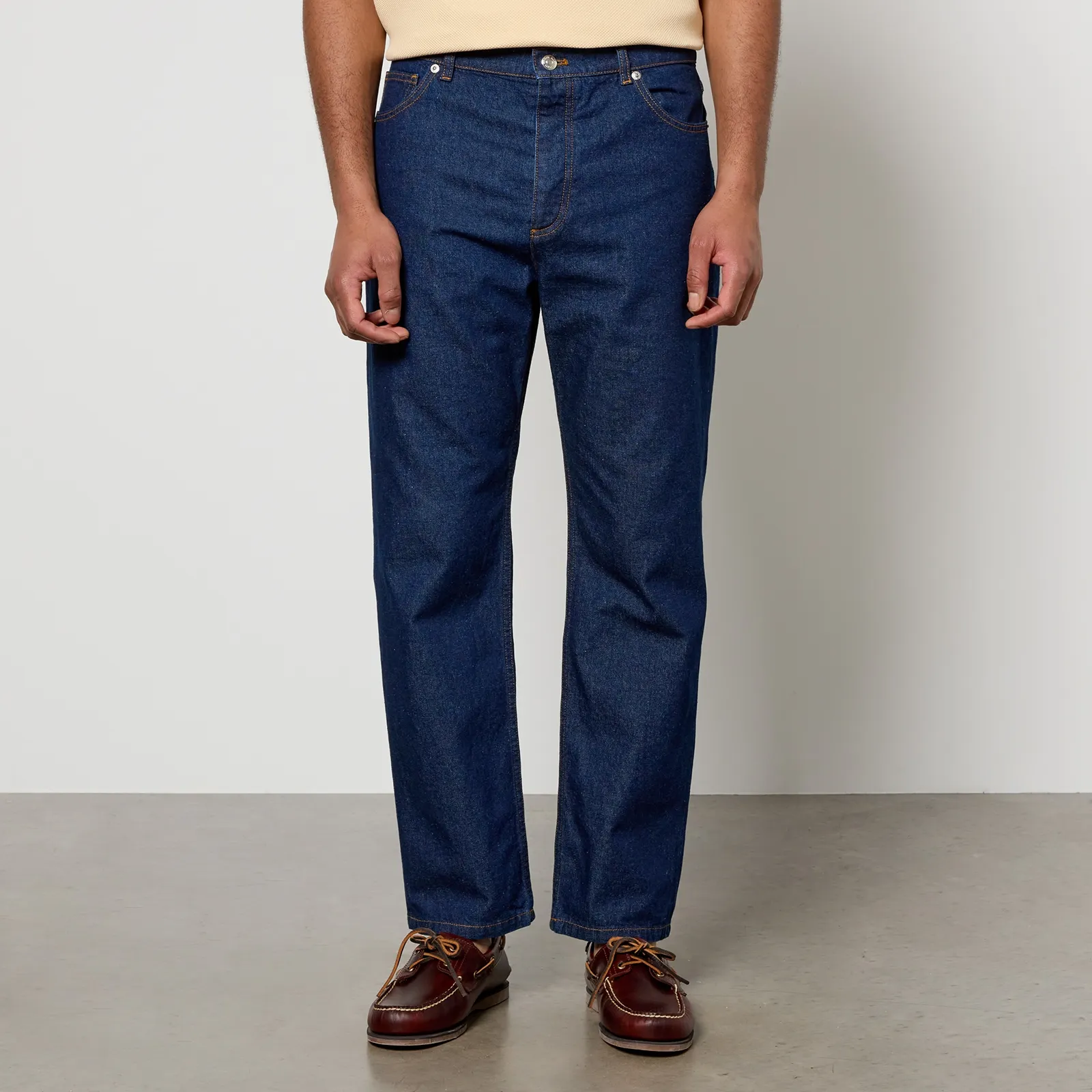 Maison Kitsuné Straight Indigo Denim Jeans - W31/L32 | Coggles