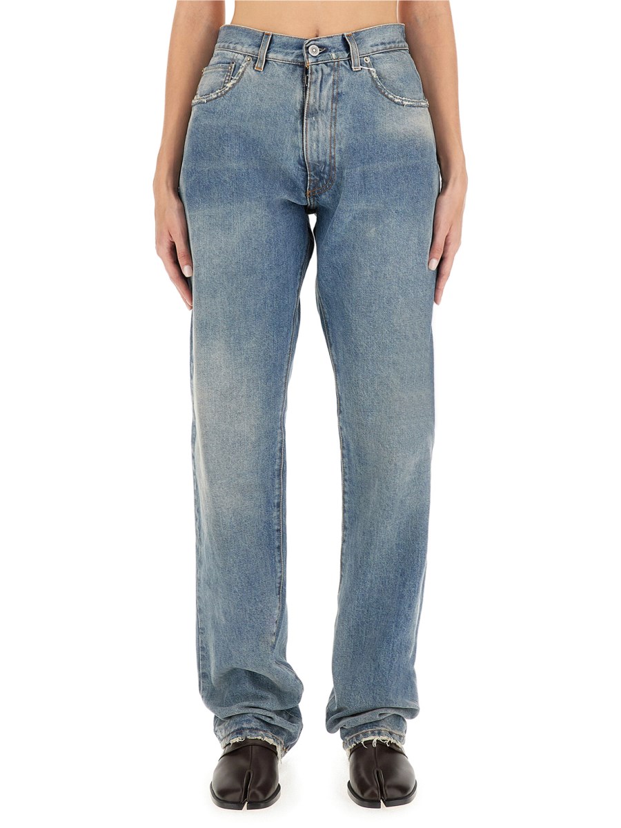 MAISON MARGIELA      JEANS LOOSE CON TAGLIO DRITTO