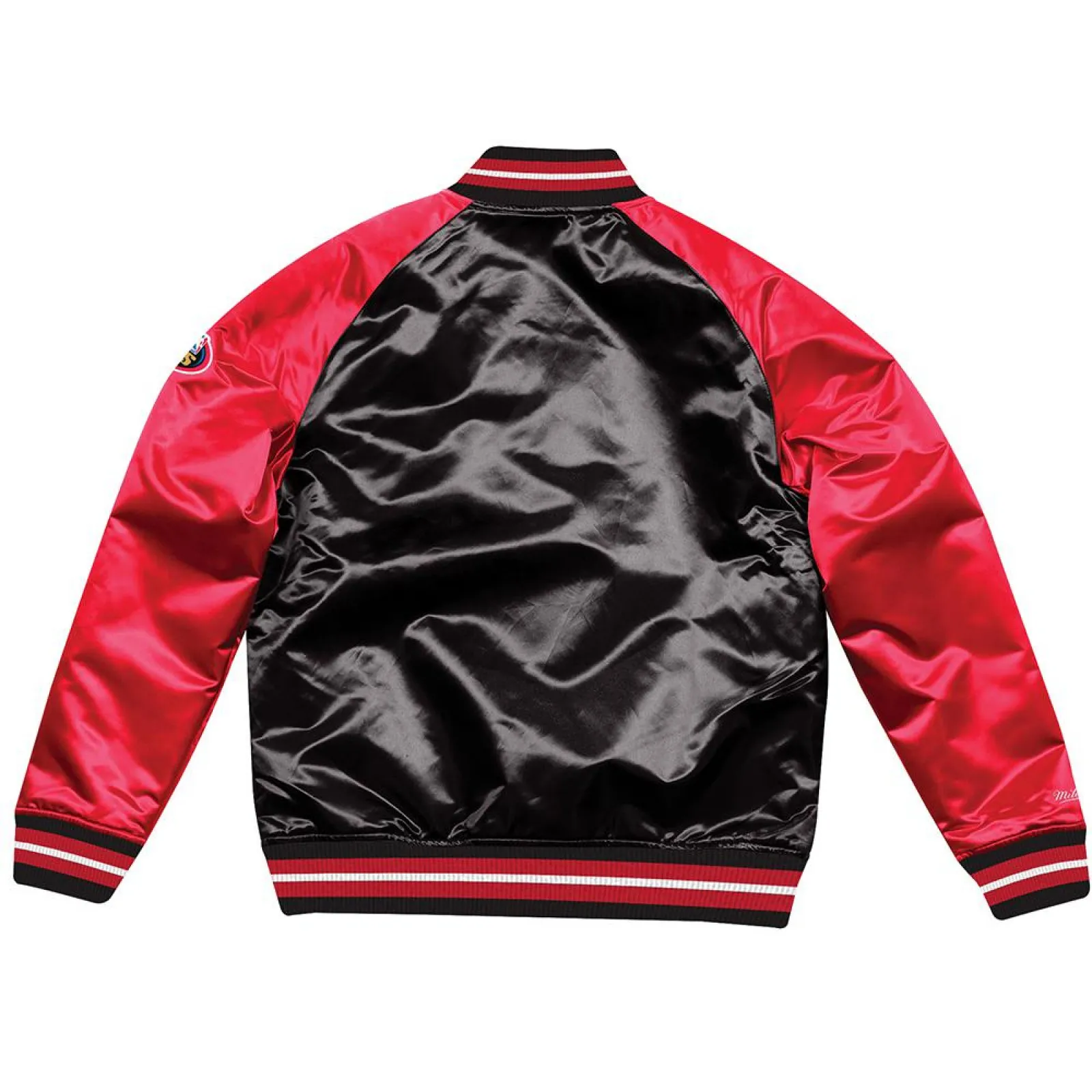 M&N Tough Season Satin Jacket Chicago Bulls