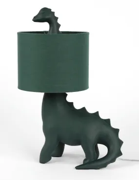 M&S Dinosaur Table Lamp - Green, Green,Pink