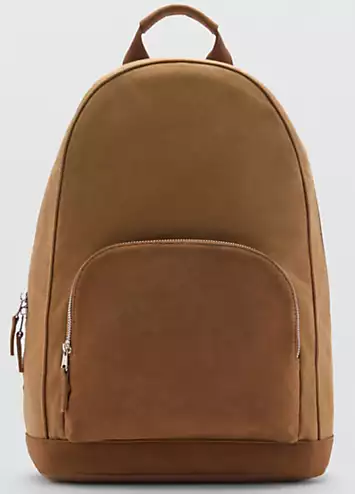 Mango Men’s Tan Love Backpack | Grattan