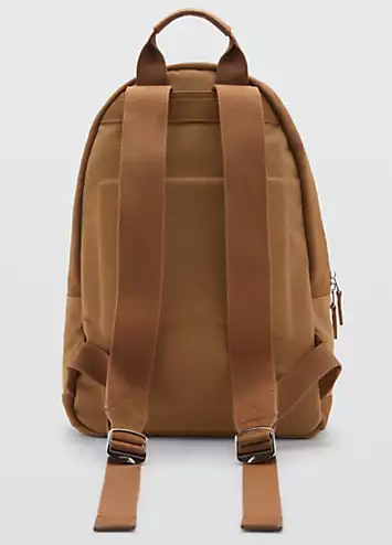 Mango Men’s Tan Love Backpack | Grattan