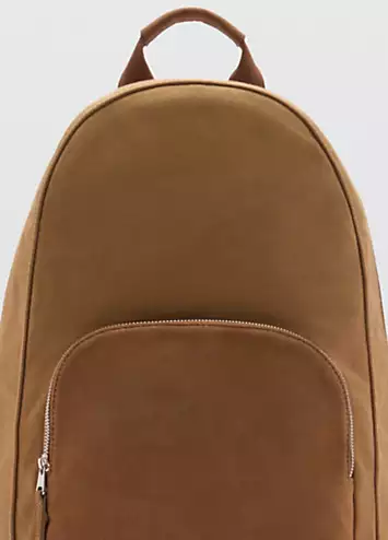 Mango Men’s Tan Love Backpack | Grattan