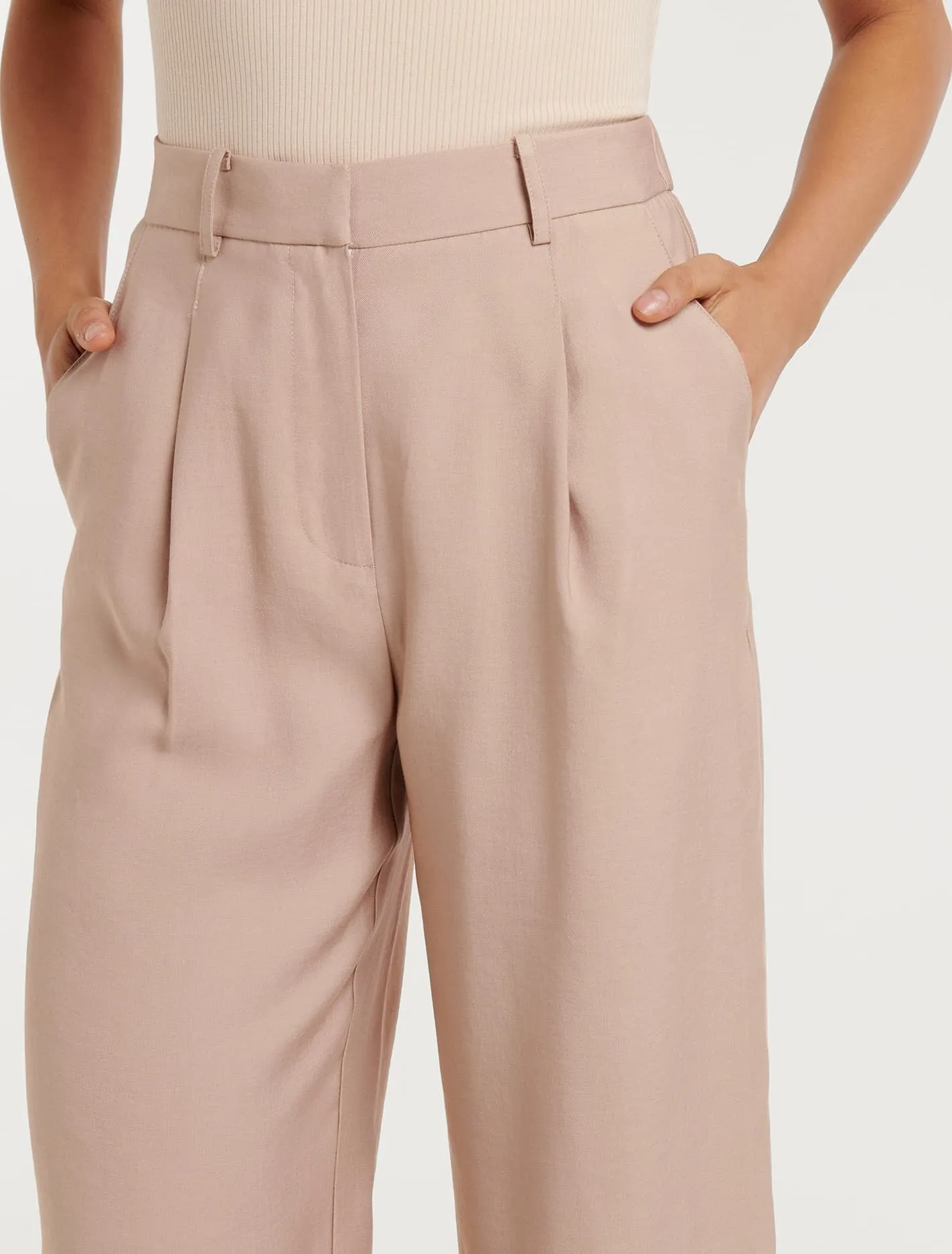 Marabella Bamboo Wide-Leg Pants