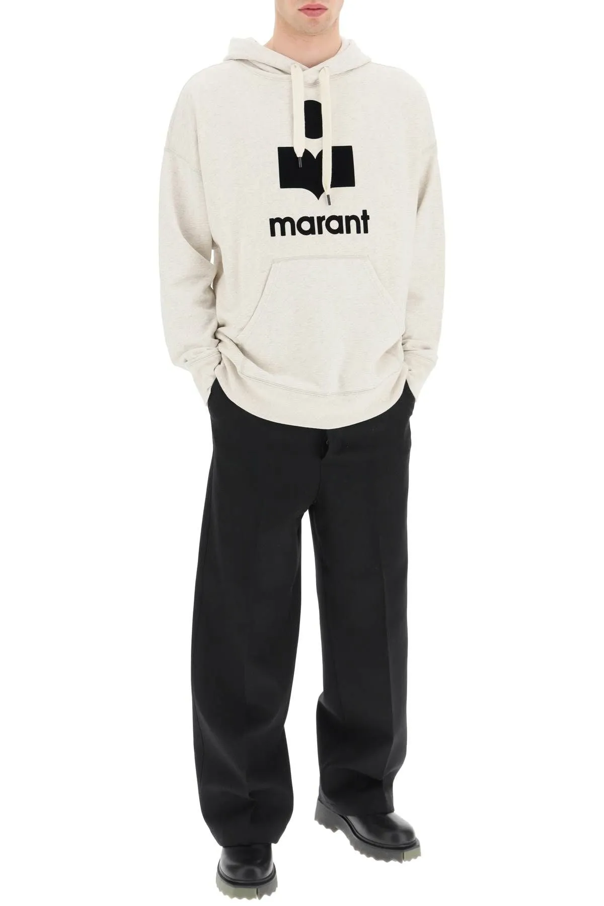 Marant    Marant 'Miley' Hoodie With Flocked Logo