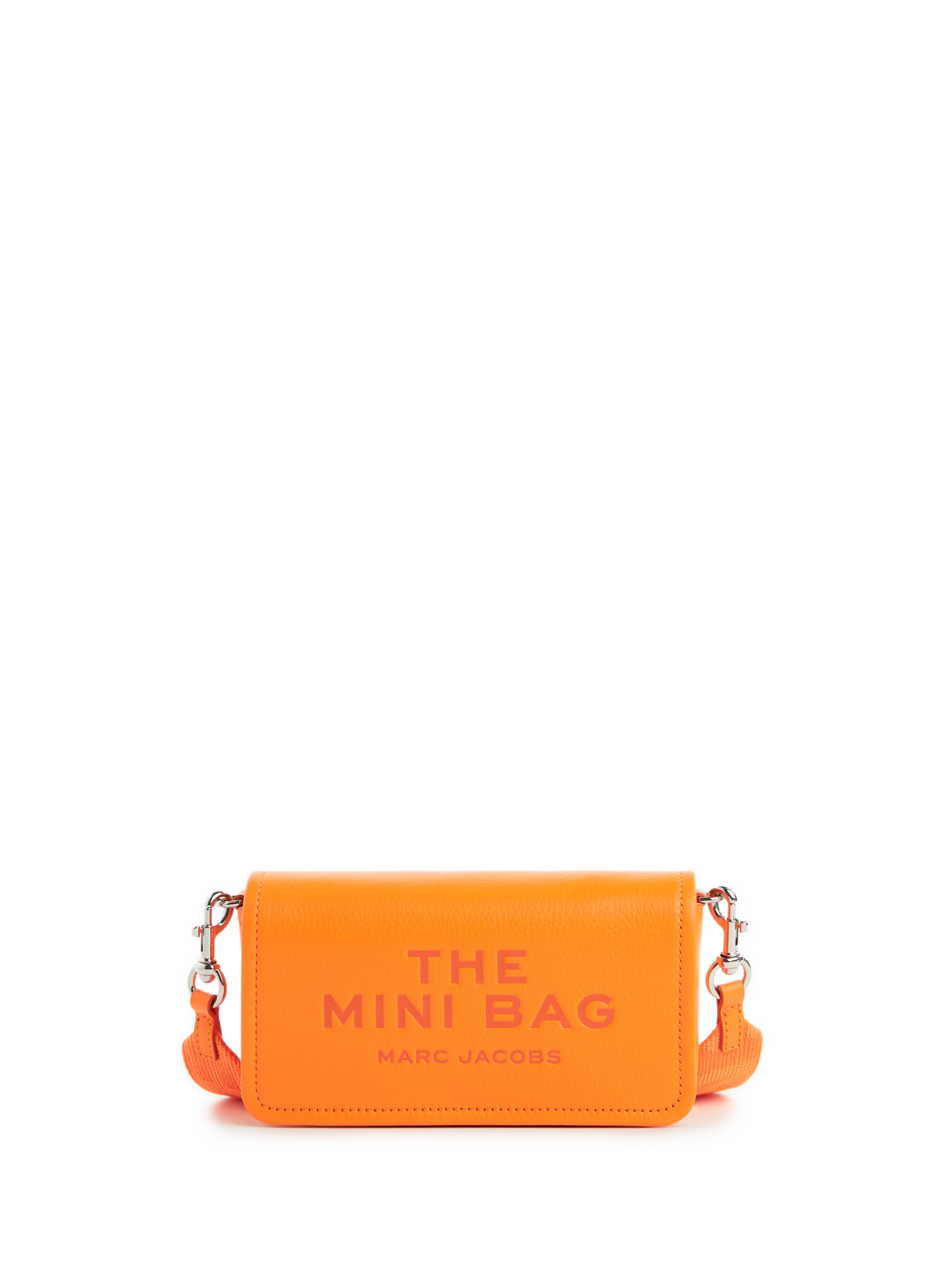 Marc jacobs  The Leather Mini Shoulder Bag in leather - Orange