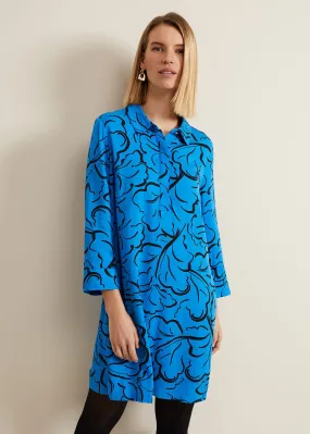 Marina Leaf Print Tunic Dress