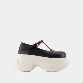 Marni  Mary Jane Platform Sandals - Marni - Black - Leather