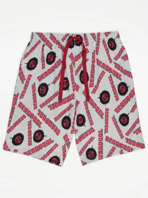 Marvel Deadpool Red Slogan Short Pyjamas | Men | George at ASDA