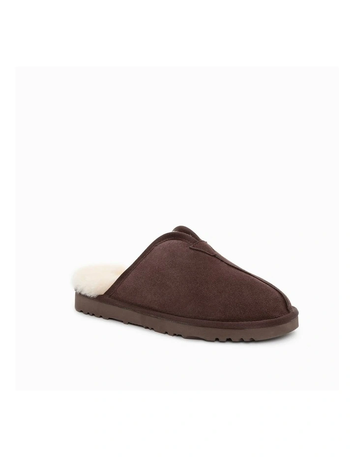 Mason Slipper in Chocolate