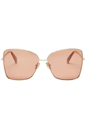 MAX MARA Metal butterfly sunglasses -                         -                     -                