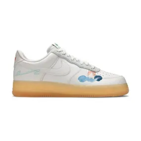 Mayumi yamase x nike air force 1 flyleather (earth day/ white/ pi