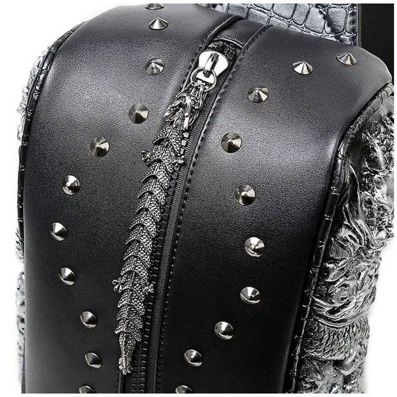Mbluxy Personality men's chest bag shoulder