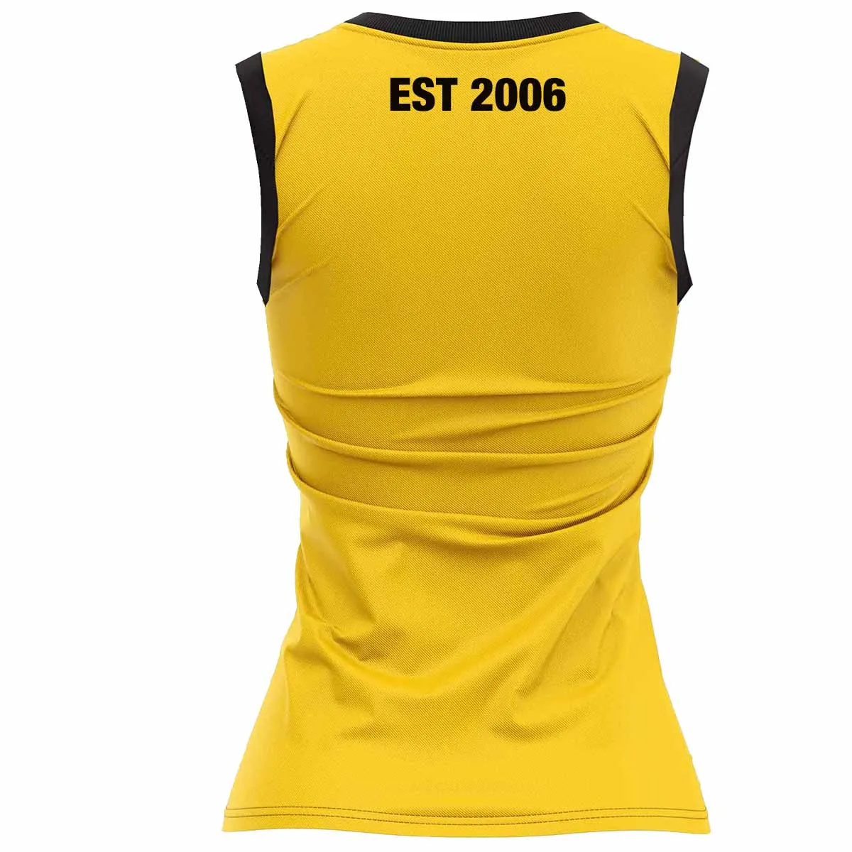 Mc Keever Manchester Mosquitoes AFL Playing Vest - Womens - Saffron/Black