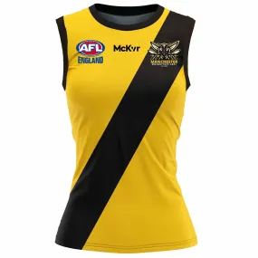 Mc Keever Manchester Mosquitoes AFL Playing Vest - Womens - Saffron/Black