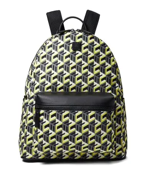 MCM Cubic Logo Nylon Backpack Medium