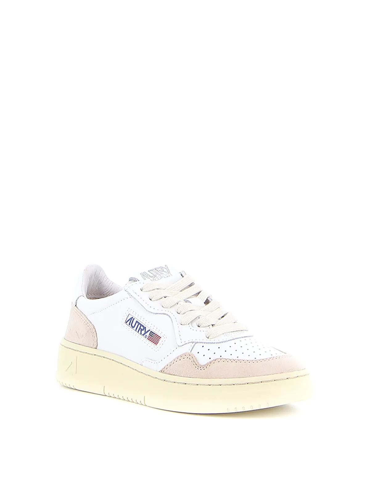 MEDALIST LOW LEAT SUEDE Sneakers - WHITE