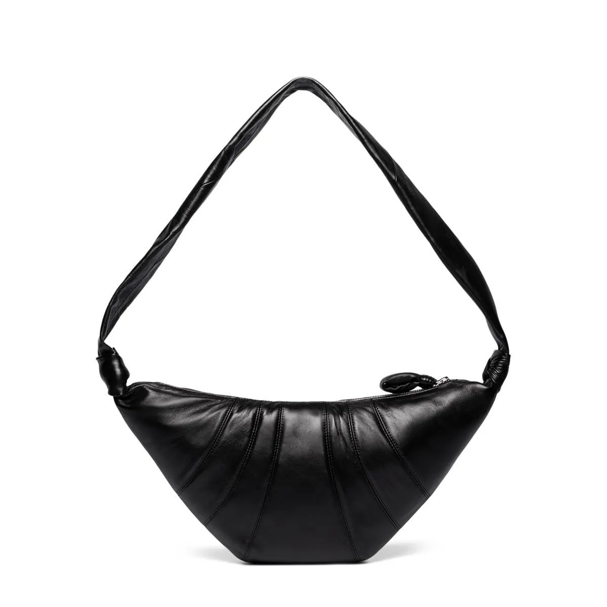 MEDIUM CROISSANT BAG BLACK | Bodega