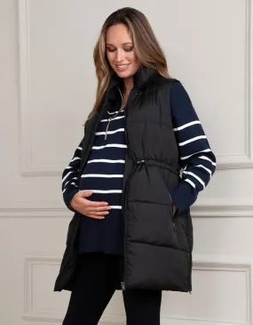 Melia | Black 3 in 1 Maternity & Babywearing Vest