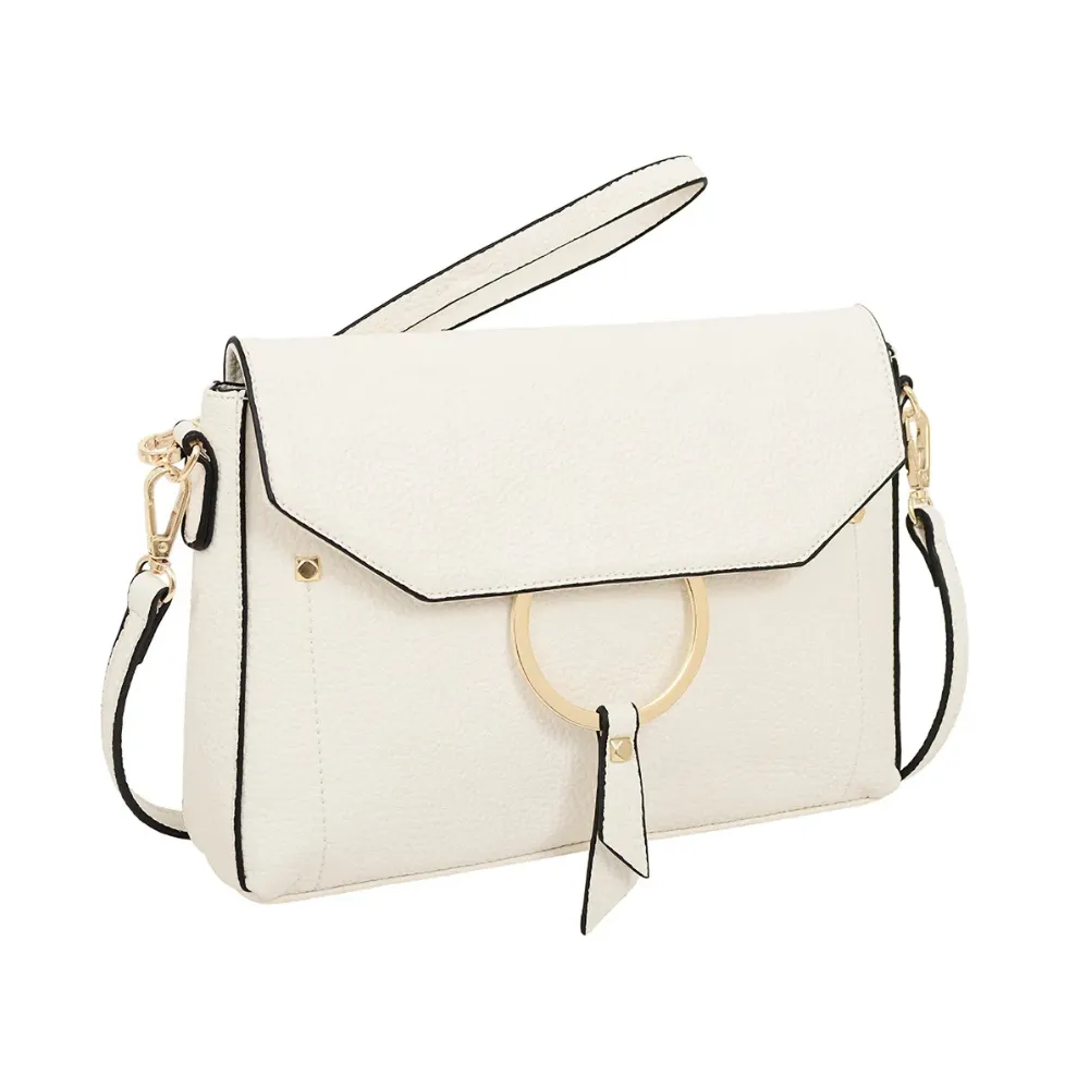 Mellow World Portia White Crossbody Bag (Women's)