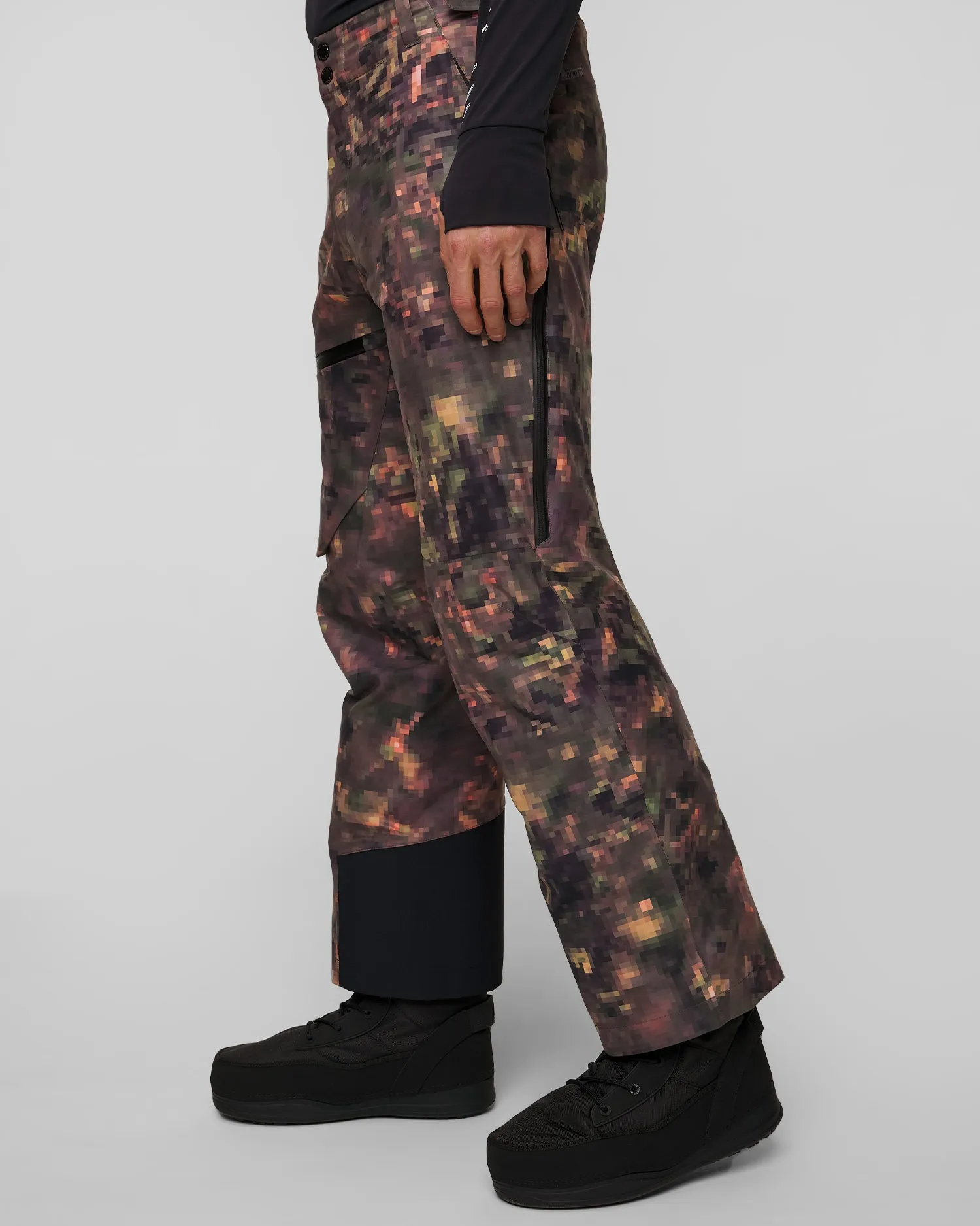 Men's insulated ski trousers Descente Light DWMYGD90-cop