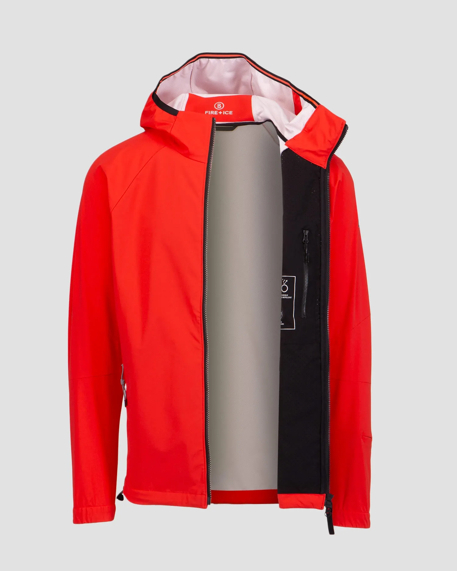 Men's orange softshell jacket BOGNER FIRE+ICE Gilmar 34477209-529