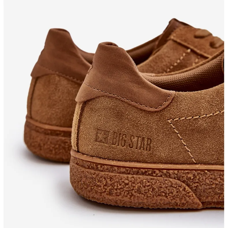 Men's Suede Sneakers Big Star NN174186 Camel brown