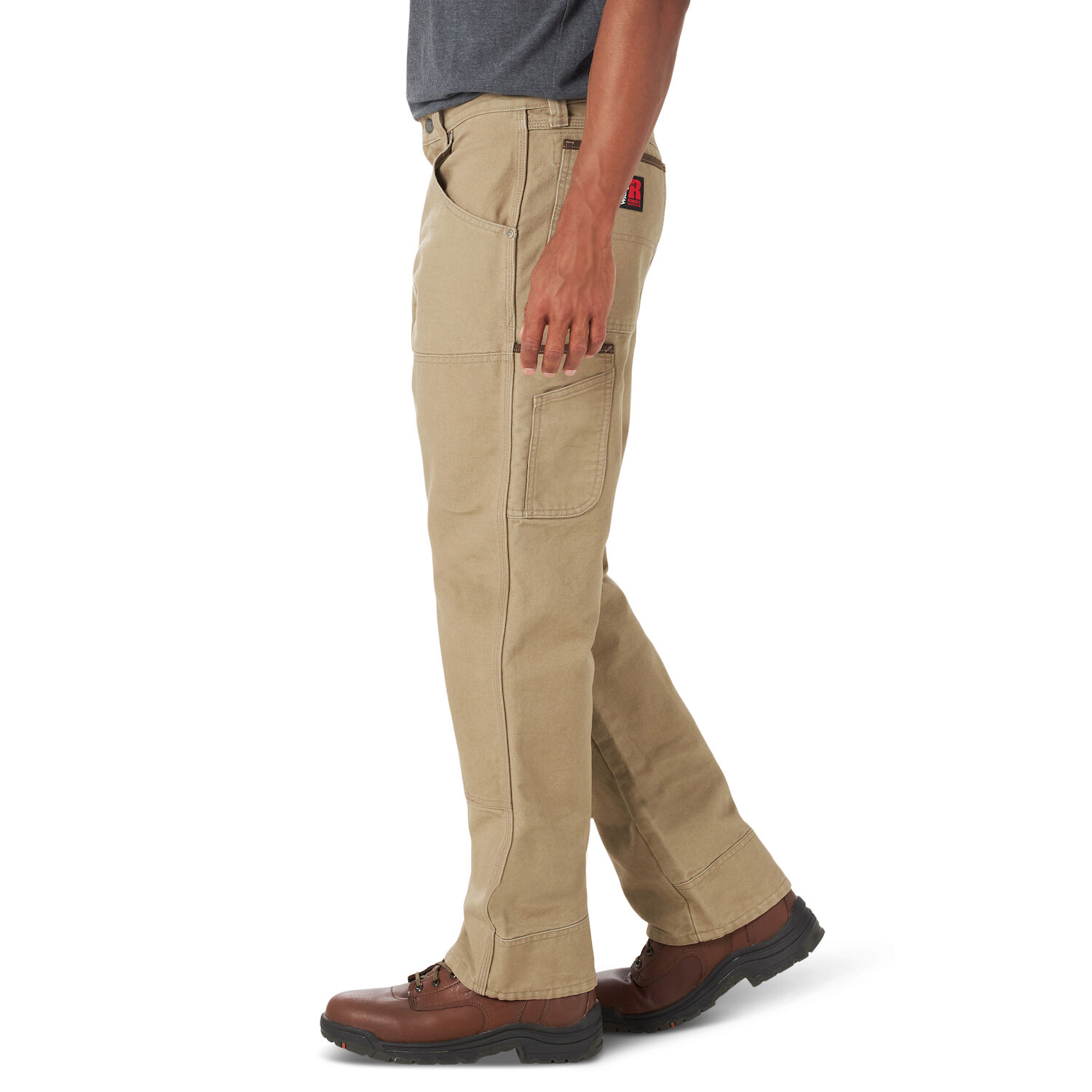 Men's Wrangler® RIGGS Workwear® Mason Relaxed Fit Canvas Pant in Rock Khaki